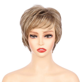 Light Brwon (#18/22) Synthetic Short Curly Wig