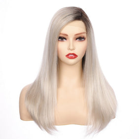 Straight Synthetic Wig-Light Blonde