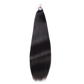 Natural Black Nano Ring Tip Human Hair Extensions-FEATHER