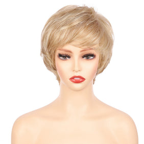 Synthetic Short Curly Wig-Honey Blonde