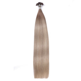 Lightest Brown(#TM) Flat Tip Hair Extensions-FLAT TIP