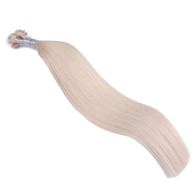 Lightest Brown(#60A) Flat Tip Hair Extensions-JC24038