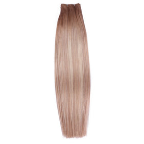 Brown Blonde(#B91/60A) Double Weft Sew In Hair Extensions-Free Sample