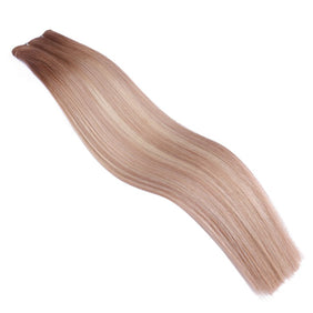 Brown Blonde(#B91/60A) Double Weft Sew In Hair Extensions-GENIUS WEFT