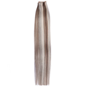 Light Brown Blonde(#P7/60A) Double Weft Sew In Hair Extensions-GENIUS WEFT