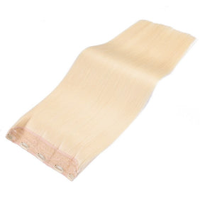 Ice Blonde (#1001) Light color Halo Clip ins Hair Extension