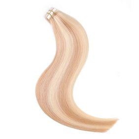 Honey Blonde #16/613  PU Tape Ins Human Hair Extensions