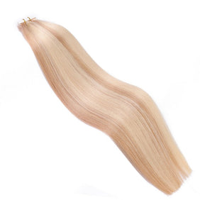 Honey Blonde #16/613  PU Tape Ins Human Hair Extensions