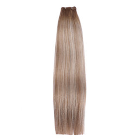 Light Brown Blonde Ombre (#B9A/60A) Double Weft Sew In Hair Extensions-20Inch