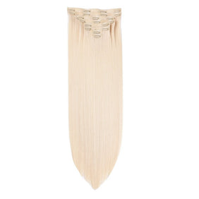 Ice Blonde (#1001) PU Clip In Hair Extension