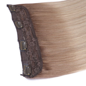 #TM Halo Clip ins Hair Extensions Human Hair-HALO