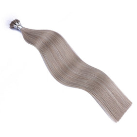 Gray Stick Elastic Band Pre-bonded Hair-ELASTIC