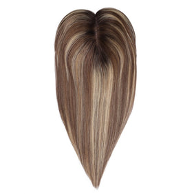 Dark Bronw Mono Top Hair Topper