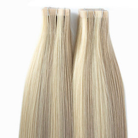 Two-tone Colors Injection PU Tape Ins Hair Extension