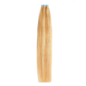 Straight Double Drawn PU Tape Ins Hair Extensions