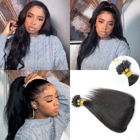 Silky Straight Micro Loop Hair Extension